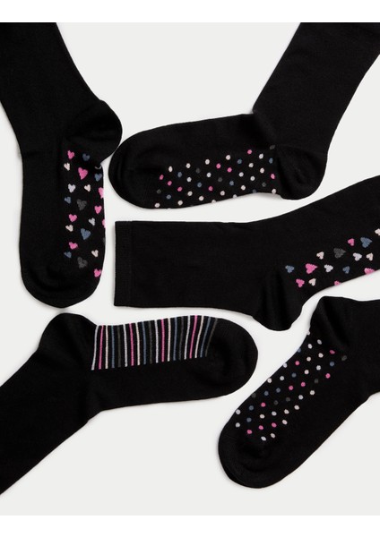 5'li Bilek Boyu Çorap Seti modelleri