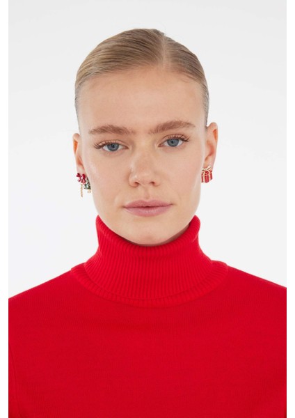 Kadın Yılbaşı Temalı 3'lü Küpe E3886AXNS