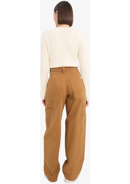 Baggy Fit Gabardin Pantolon Cepli Normal Bel E4028AX25SP