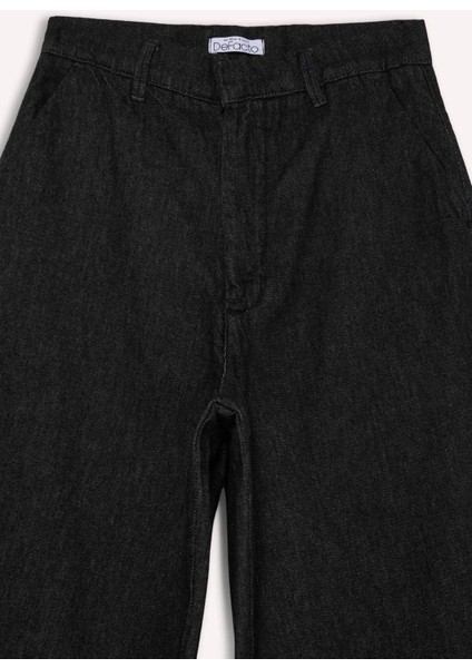 Baggy Fit Yüksek Bel Uzun Jean Pantolon E2966AX25SP