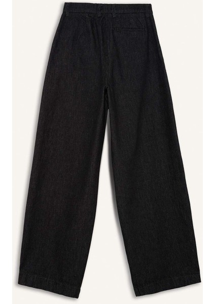 Baggy Fit Yüksek Bel Uzun Jean Pantolon E2966AX25SP