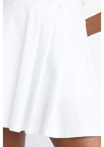 Fit Standart Fit Pileli İçi Taytlı Mini Tenis Eteği