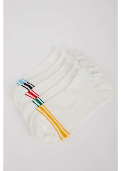 Erkek 5'li Pamuklu Patik Çorap E4088AXNS