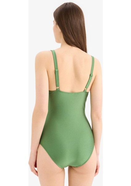 Regular Fit Drapeli Mayo-Fall in Love Z4657AZ25SM