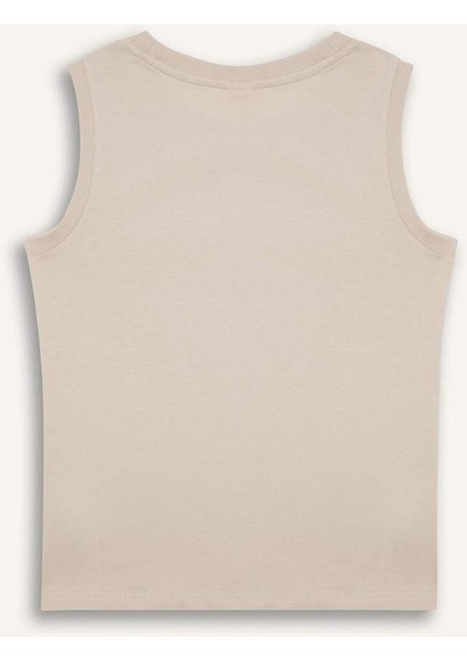 Erkek Çocuk Bisiklet Yaka Baskılı Atlet E4184A825HS