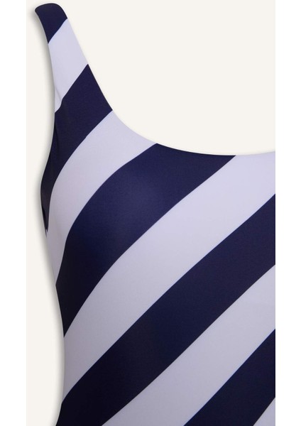 Regular Fit Çizgili Mayo-Fall in Love A9457AX25SM