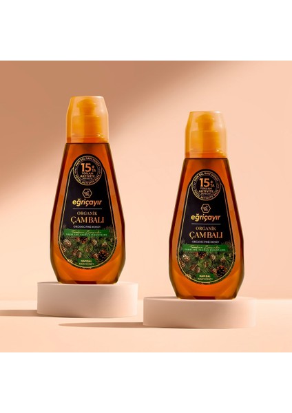 Organik Çam Balı Sıkma Ambalaj TA15+ 2 x 420 gr