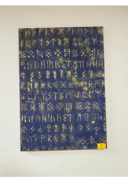 El Yapımı Kabartmalı Göktürk Alfabesi Tablo indirimleri