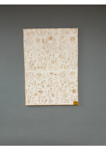 Soyut El Yapımı Tablo