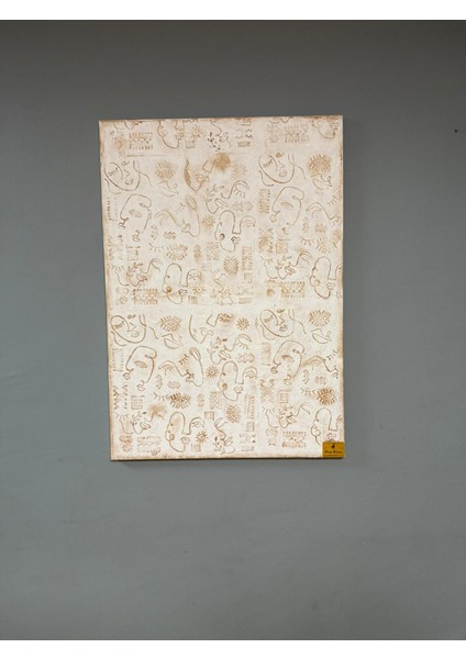 Soyut El Yapımı Tablo