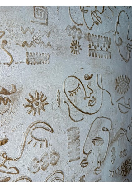 Soyut El Yapımı Tablo