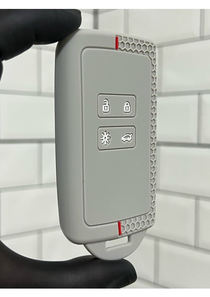 Renault Austral Megane E-Tech Clio 5 Megane 4 Captur Kadjar Talisman Petek Desenli Anahtar Kılıfı