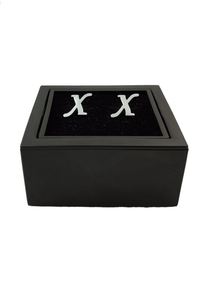 Kişiye Özel x Harfli Kol Düğmesi