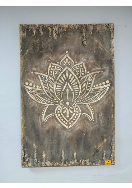 El Yapımı Lotus Çiçeği Tablo