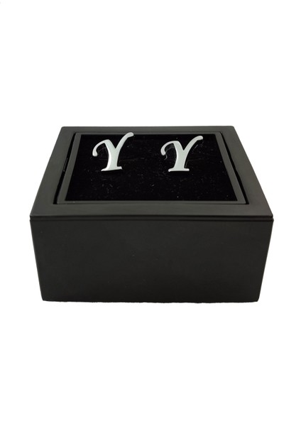 Kişiye Özel Y Harfli Kol Düğmesi