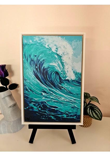 Eternal Wave 2 Kabartmalı Tablo modelleri