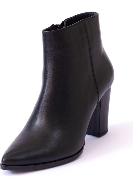 Hakiki Deri Kadın Bot - Kalın Topuk 25HSY2045K fiyatları