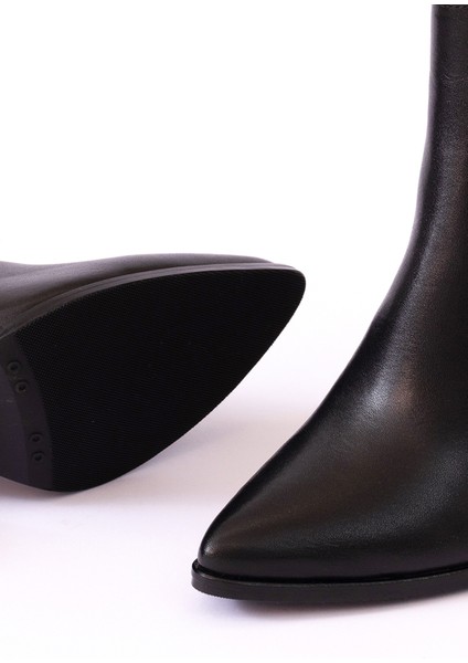 Hakiki Deri Kadın Bot - Kalın Topuk 25HSY2045K fırsatları