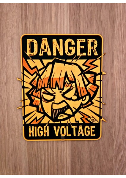 Zenitsu High Voltage - Kabartmalı Tablo fırsatları