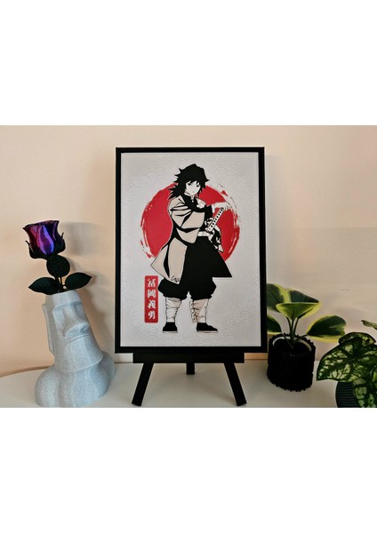 Giyu Tomioka - Demon Slayer Kabarmalı Tablo fiyatları