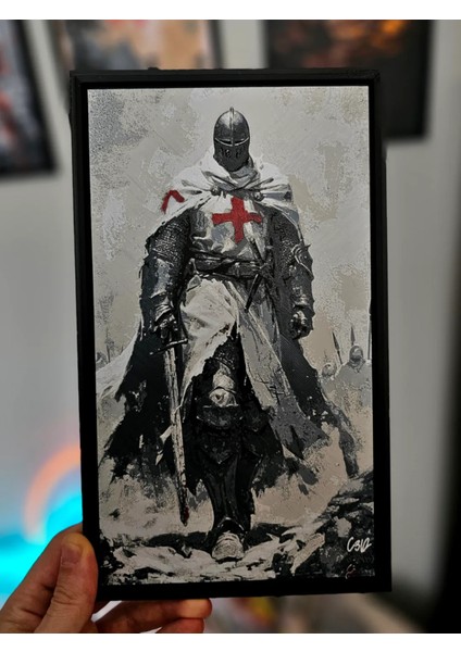 Templar Knight Kabartmalı Tablo fiyatları