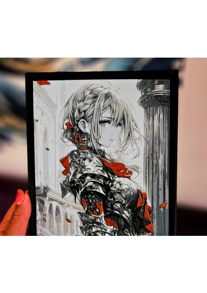 Fantasy Knight Kabartmalı Tablo