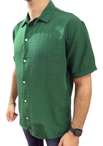 Lastman Spor Ayrobin Gömlek Yeşil