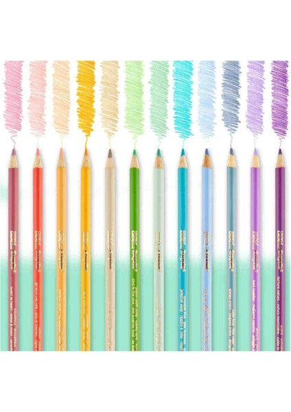 12 Color Of Kidness Pencils-Amerikan-Nontoxic-12 Renk Kuru Boya Kalemi Seti fiyatları