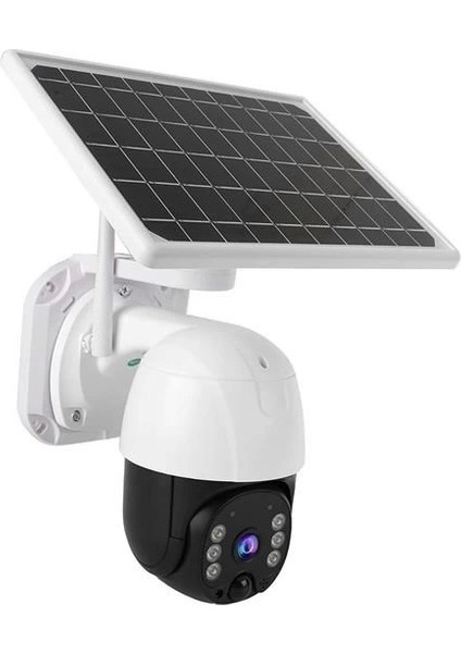 Solar Panelli Su Geçirmez Gece Görüş Destekli Kablosuz Bağlantılı Güvenlik Kamerası ( Lisinya )