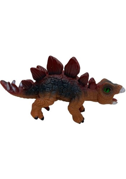 Soft Dinazor Neon Gözlü 24 cm -LD6206B-STEGOSAURUS (Lisinya)