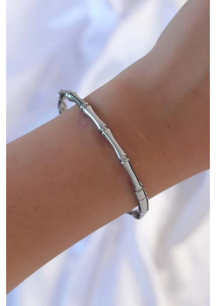 316L Çelik Gümüş Renk Kemik Model Bileklik - Lisinya fiyatları