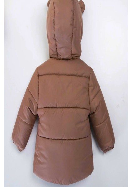 Yeni Sezon Içi Kürklü Peluş Fermuarlı Su Geçirmez Kalın Kapüşonlu Kışlık Bebek-Çocuk Mont-Kaban indirimleri