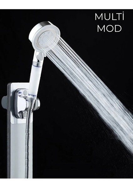 2'li Masaj Başlıklı, Su Tasarruflu, Spiral Hortum ve Filtreli El Duş Seti fiyatları