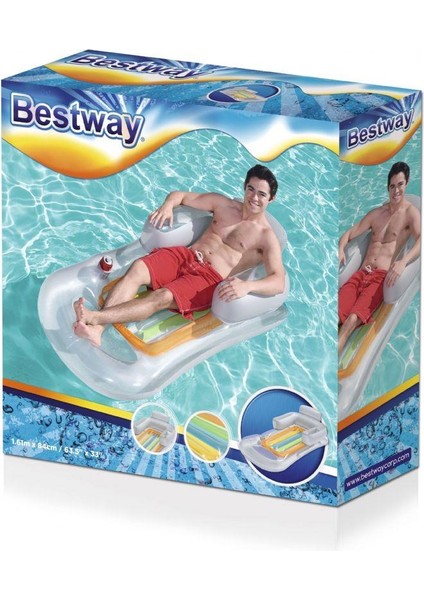 Deniz Yatağı Sultan Lüks Yatak 157X89 cm Gri Bestway - 43028 (Lisinya) modelleri