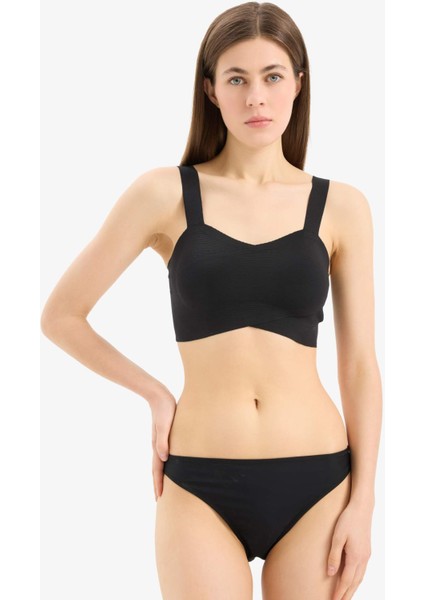 Fit V Yaka Sporcu Bra E2534AX25SM
