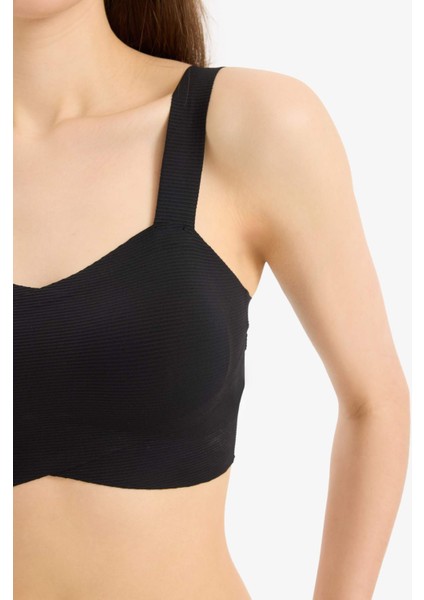 Fit V Yaka Sporcu Bra E2534AX25SM
