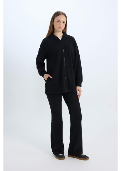 Wide Leg Geniş Paça Beli Lastikli Uzun Boy Pantolon E4387AX24WN