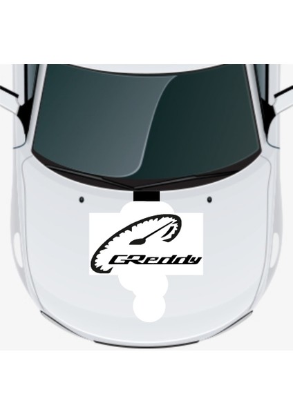 Greddy Kadran Oto Kaput Sticker 40 x 40 cm