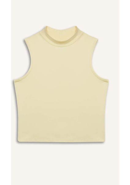 Slim Fit Dar Kesim Yarım Balıkçı Yaka Atlet E4677AX25SP