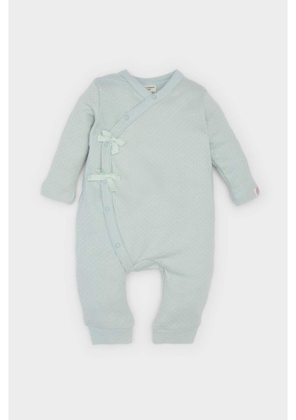 Kız Bebek Yenidoğan Çıtçıtlı Uzun Kollu Tulum E2383A525SP