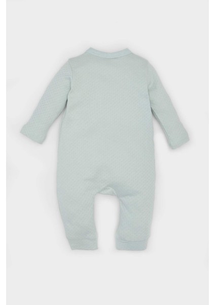 Kız Bebek Yenidoğan Çıtçıtlı Uzun Kollu Tulum E2383A525SP