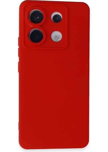 Zengezur Newface Xiaomi Redmi Note 13 Pro 5g Kılıf Nano Içi Kadife Silikon - Kırmızı