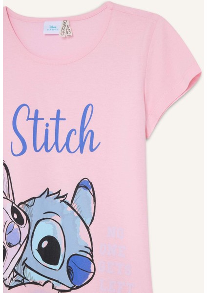 Kız Çocuk Disney Lilo & Stitch Kısa Kollu Elbise C2959A825SM