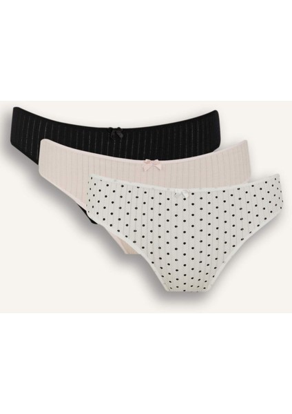 3'lü Brief Külot-Fall in Love E4923AX25SP