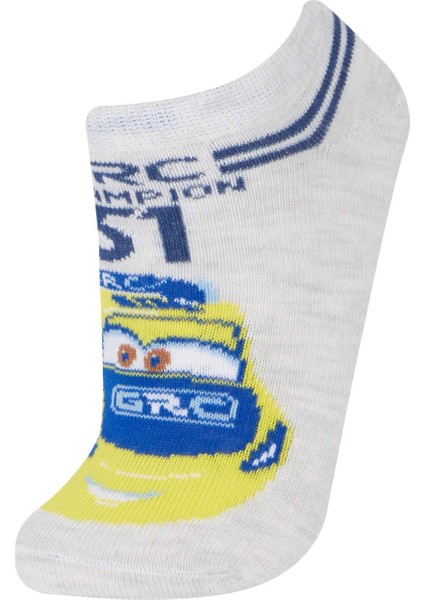 Erkek Çocuk Cars 3'lü Pamuklu Patik Çorap E5228A8NS