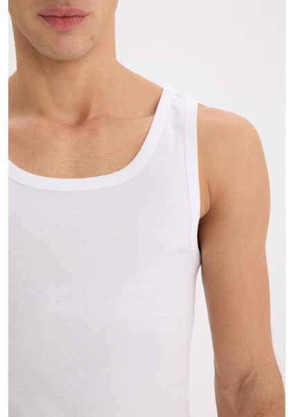 Slim Fit Dar Kesim Ribana 2'li Atlet Y9056AZ25SP