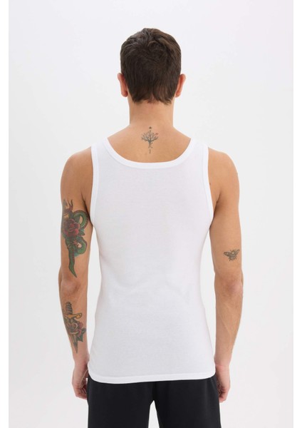 Slim Fit Dar Kesim Ribana 2'li Atlet Y9056AZ25SP