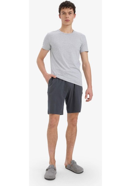 Slim Fit Dar Kesim Bisiklet Yaka Üst L4885AZ25SP