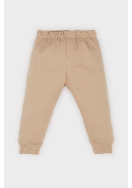 Erkek Bebek Beli Lastikli Basic Düz Eşofman Altı E5257A524WN