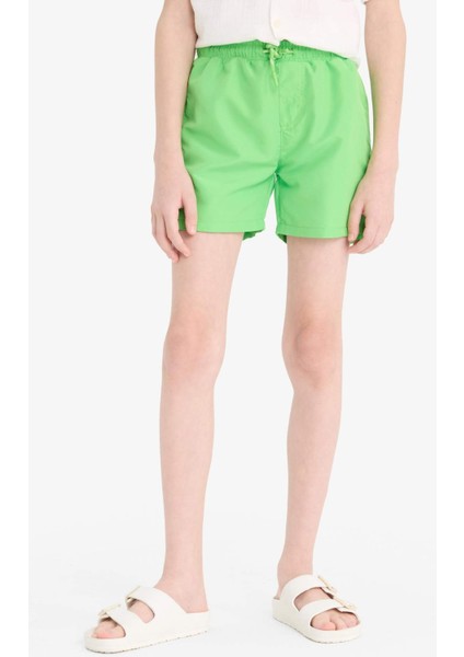 Erkek Çocuk Basic Düz Deniz Şortu B7737A825HS